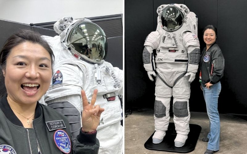 basınçlı giysi, giyim, kişi, şahıs, astronot içeren bir resim

Açıklama otomatik olarak oluşturuldu